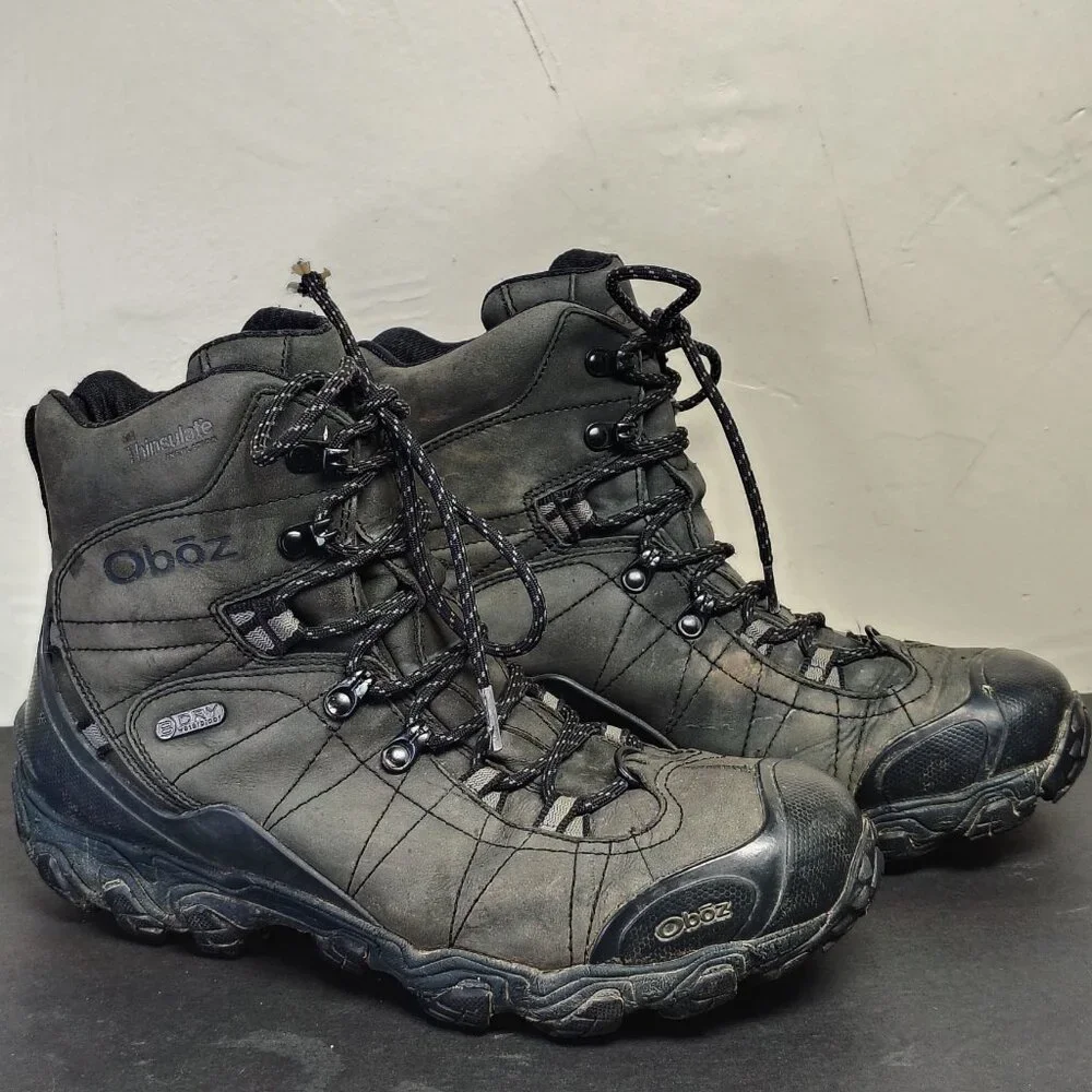 Oboz‎ Boots Men's Size 9 Black Bridger 8